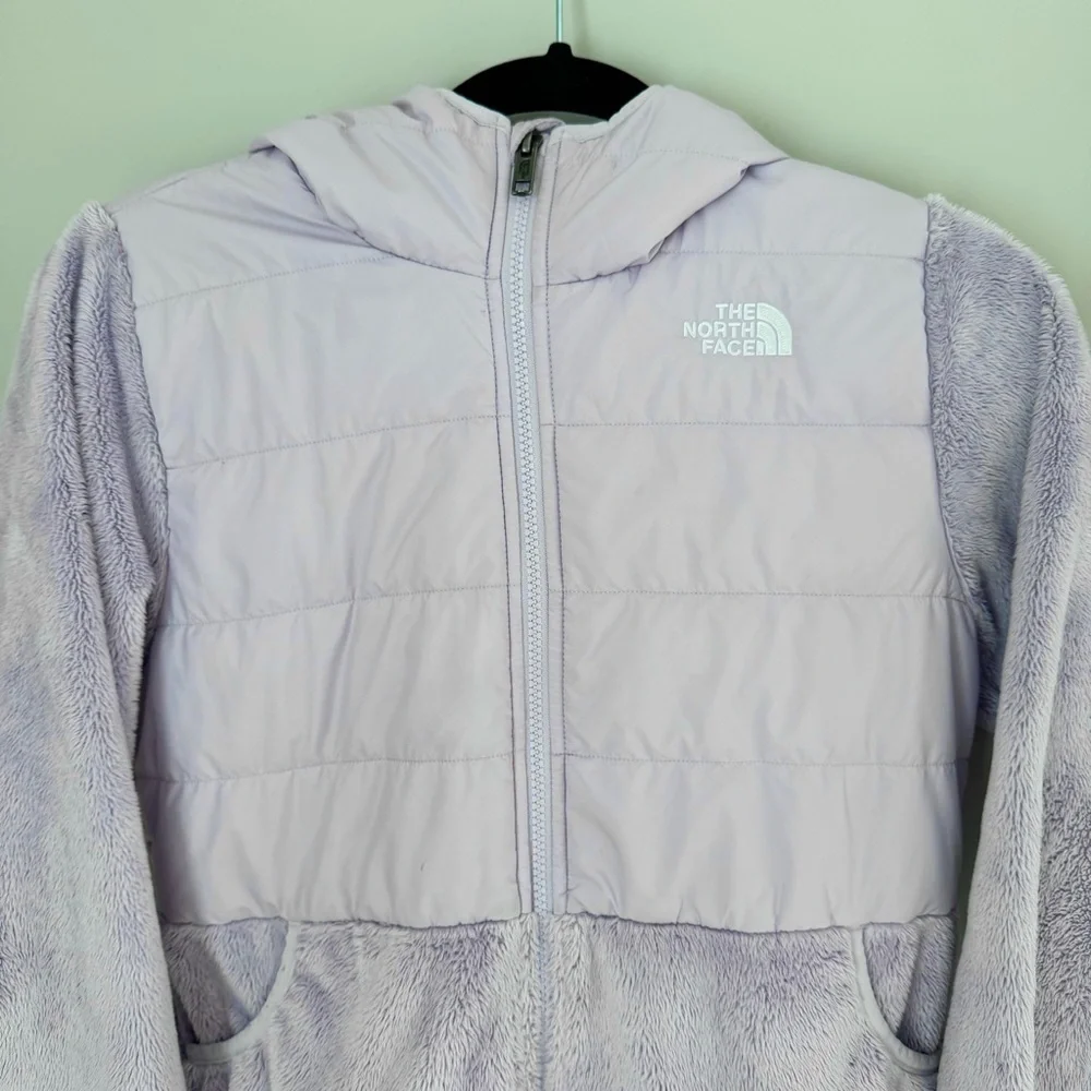 The North Face Girls' Sherpa Ny-Ion Mashup Jacket - Lavender Fog XL 14/16